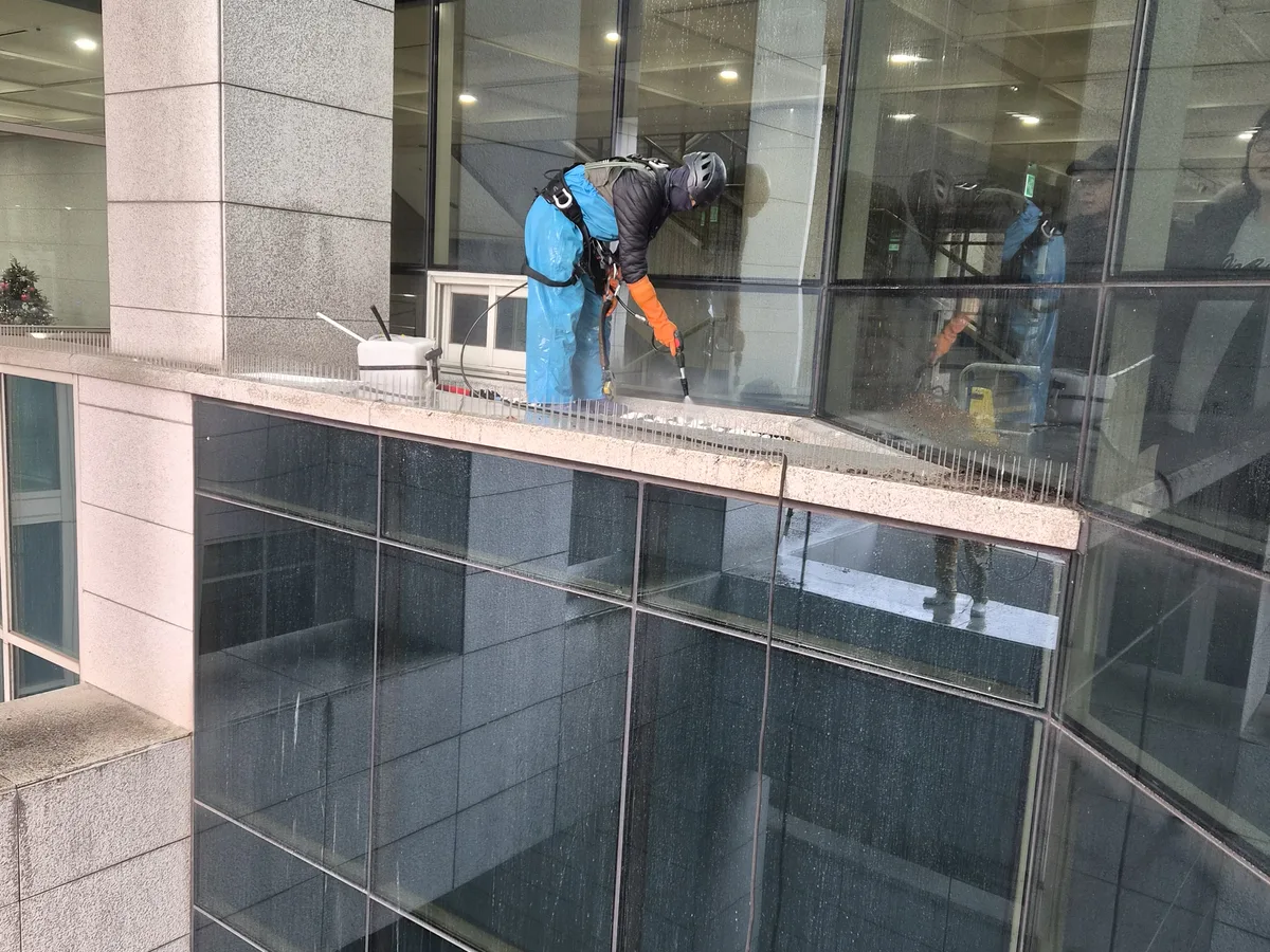 영양군 석보면 건물 복도·대기 동선 야간 위생청소 사례 - 행진크린